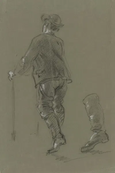 Schlittschuhläufer und Stiefel by Филипп Румпф — digital art print download