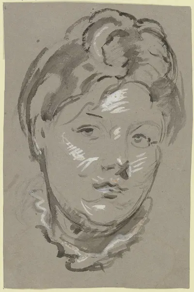 Woman's head by Филипп Румпф — digital art print download