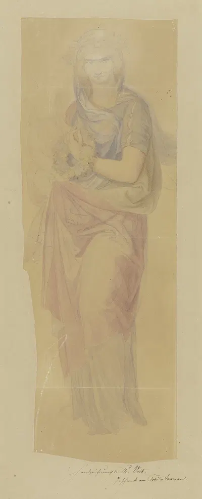 Allegory of poetry by Филипп Вайт — digital art print download