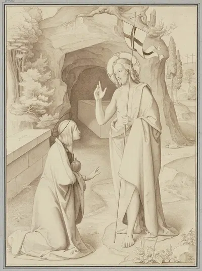 Noli me tangere by Филипп Вайт, 1818 — digital art print download