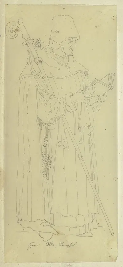 Kardinal Otto, Bischof von Augsburg by Филипп Винтерверб — digital art print download