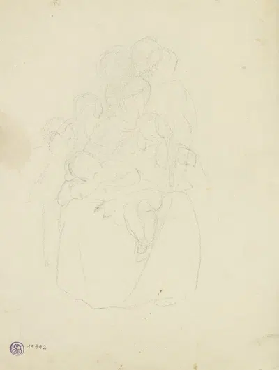 Madonna with child by Филипп Винтерверб — digital art print download