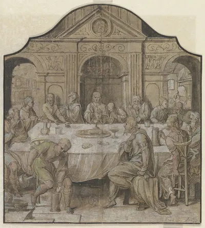The Last Supper by Pieter Coecke van Aelst — digital art print download