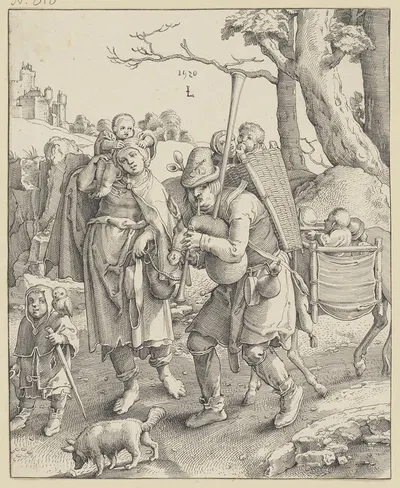 Till Eulenspiegel by Pieter Holsteyn II, 1520 — digital art print download