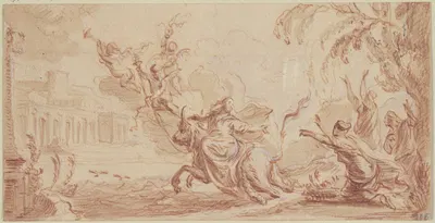 Abduction of Europa by Pieter Tanjé — digital art print download