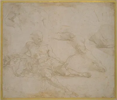 Study of 'Diogenes' in the 'School of Athens' by Raphael — digital art print download