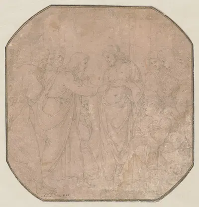 The unbelieving Thomas by Raphael — digital art print download