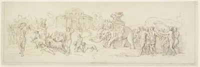 The triumph of Bacchus by Raymond Lafage — digital art print download