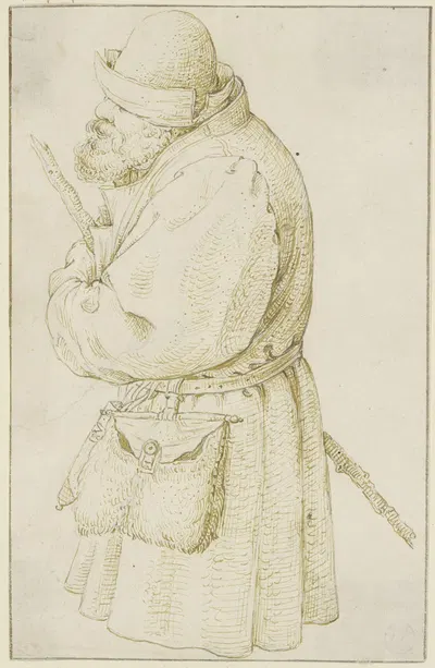 Peasant with a Staff by Роелант Савери — digital art print download