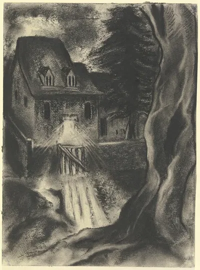 Illustration zum Baalschem by Rosy Lilienfeld, 1930 — digital art print download