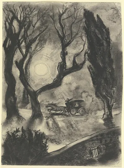 Illustration zum Baalschem by Rosy Lilienfeld, 1930 — digital art print download
