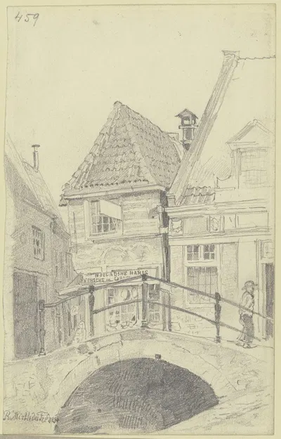 Group of houses by Rudolf Hirth du Frênes — digital art print download