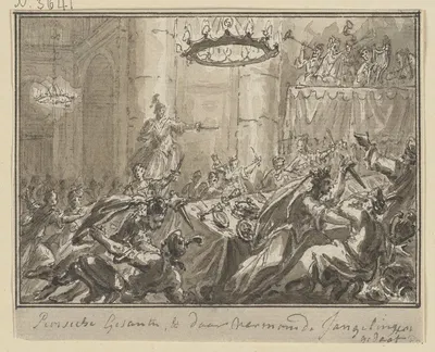 Geschichte Alexanders des Großen by Simon Fokke — digital art print download