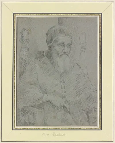 Bildnis des Papstes Julius II. by Taddeo Zuccari, 1511 — digital art print download