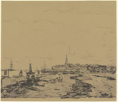 View on Lübeck by Ульрих Хюбнер — digital art print download