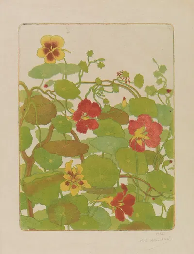 Capucines by Шарль-Луи Удар, 1898 — digital art print download