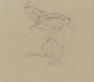 Study of garments by Виктор Мюллер — digital art print download