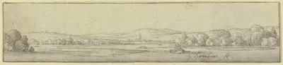 A Donau landscape by Венцеслав Голлар — digital art print download
