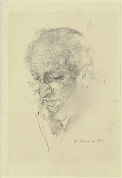 The artist's father by Вильгельм Альтхейм, 1892 — digital art print download