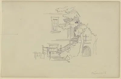Stairway in the Hunsrück by Wilhelm Busch — digital art print download