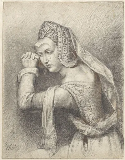 Wenende Maria Magdalena by Вутерус Мол — digital art print download