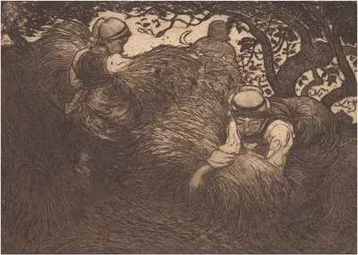 Les lieuses de gerbes by Арман Сеган, 1894 — digital art print download