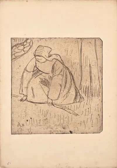 La Glaneuse (The Harvester) by Арман Сеган, 1893-1894 — digital art print download