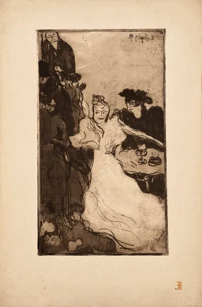 Le Café (The Café) by Арман Сеган, 1893 — digital art print download