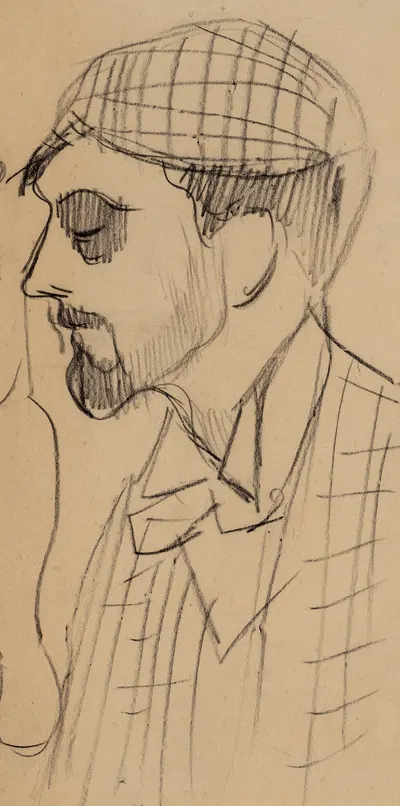 Portrait de Forbes-Robertson au veston à carreaux by Арман Сеган, 1892 — digital art print download