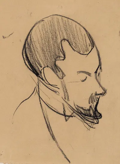 Portrait de Forbes-Robertson tourné vers la droite by Арман Сеган, 1892 — digital art print download