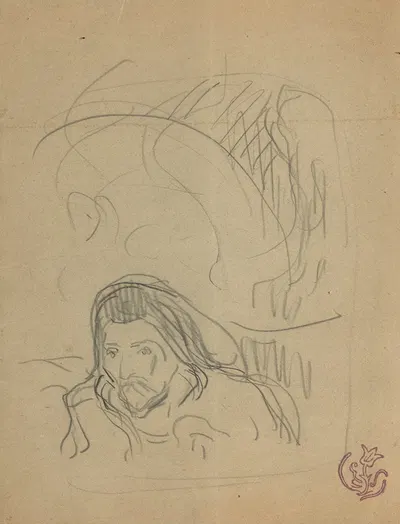 Portrait de Paul Gauguin by Клод Эмиль Шюффенекер, 1895 — digital art print download
