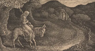 The Return Home by Edward Calvert, 1830 — digital art print download