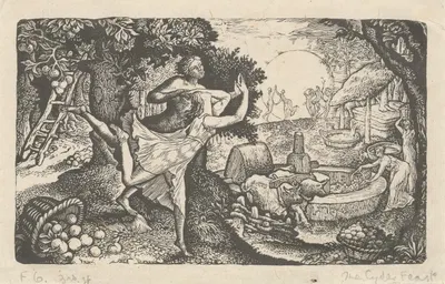 The Cyder Feast by Edward Calvert, 1828 — digital art print download