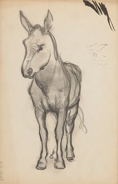 Études d'animaux, de paysages et de modèles by Eric Forbes-Robertson — digital art print download