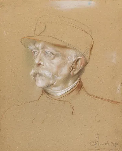 Otto von Bismarck by Франц фон Ленбах, 1890 — digital art print download