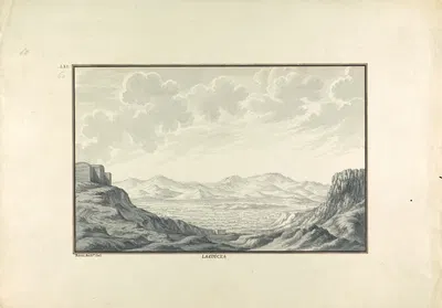 View of the Valley of Laodicea by Giovanni Battista Borra — digital art print download