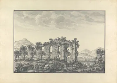View of Tivoli by Giovanni Battista Borra — digital art print download
