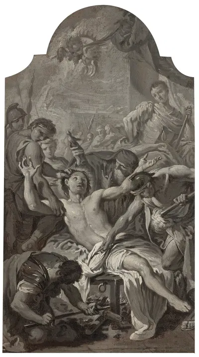 The Martyrdom of Saint Lawrence by Джованни Баттиста Питтони — digital art print download