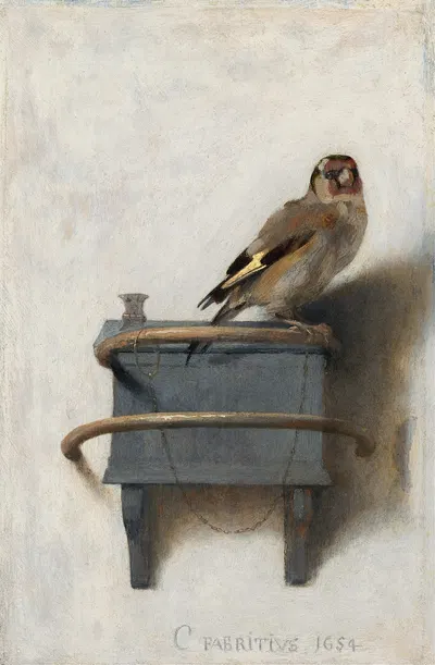 The Goldfinch by Карел Фабрициус, 1654 — digital art print download