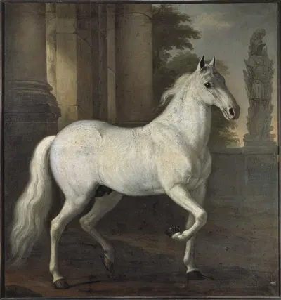 Karl XI's horse Brilliant by Давид Клёкер Эренштраль, 1680 — digital art print download
