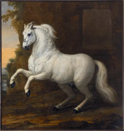 Karl XIs livhäst Kortom by Давид Клёкер Эренштраль, 1684 — digital art print download
