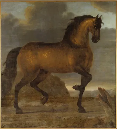 Karl XIs livhäst Stenbock by Давид Клёкер Эренштраль, 1673 — digital art print download