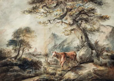 Landscape with Cattle by Элиас Мартин, 1785 — digital art print download