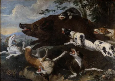 Boar Hunt by Франс Снайдерс — digital art print download