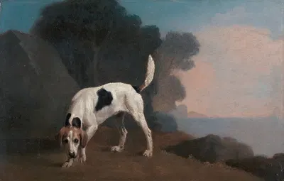 Foxhound on the Scent by George Stubbs — digital art print download