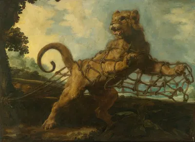 The Lion And The Mouse by Франс Снайдерс — digital art print download