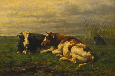 A Field In Holland by Johannes Hubertus Leonardus de Haas — digital art print download