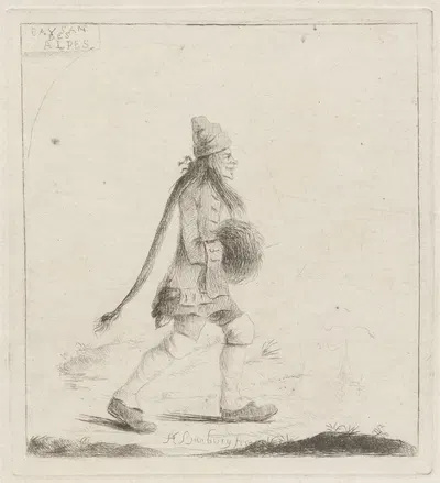 Paysan des Alpes by Генри Уильям Бунбери, 1769-1770 — digital art print download