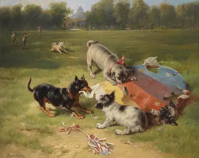 Ein gefundenes Spielzeug by Фрэнк Патон — digital art print download