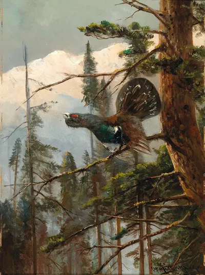 Auerhahn by Мориц Мюллер — digital art print download